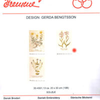 gerda bengtsson sump hullaebe/fiori lilla cm 20 x 30 kit 30-4551