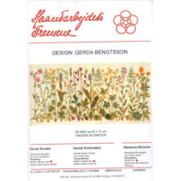 gerda bengtsson engens blomster/fiori di prato cm 32 x 72 kit 30-4654