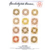 gerda bengtsson vild rose/ghirlanda di rosa selvatica cm 15 x 15 kit 17-3323/06 - immagine 2