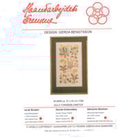 gerda bengtsson gule/fiori primaverili gialli cm 27 x 45 kit 30-6669