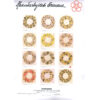 gerda bengtsson vinranke/ghirlanda di foglie di vite e uva cm 15 x 15 kit 17-3323 - immagine 2