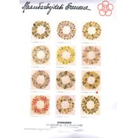 gerda bengtsson vinranke/ghirlanda foglie vite e uva cm 15 x 15 kit 17-3323/09