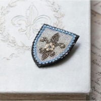 broderie perles & sequins, blue chou mikkp-miho fujii