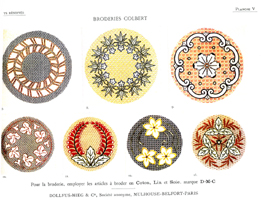 Broderie Colbert – Editions L’Inédite / Dillmont