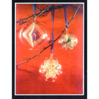 Kloppelkristalle in glass, 38 kloppelbriefe , Marianne Geissendorfer