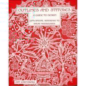 Various ornamental stitches on needle-lace