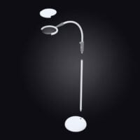 Lampada magnificent pro 3 in 1 NEW, daylight E25090, 27led e lente d'ingrandimento mm146/1,75x da tavolo o terra