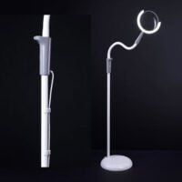 Lampada magnificent pro 3 in 1 NEW, daylight E25090, 27led e lente d'ingrandimento mm146/1,75x da tavolo o terra