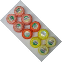 kit 10 Cordonetto anchor 80, gomitolini gr 5 tagete