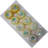 kit 10 Cordonetto anchor 80, gomitolini gr 5 mimosa