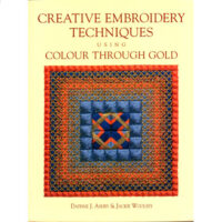 Creative embroidery techniques using colour through gold, Ashby-Woolsey