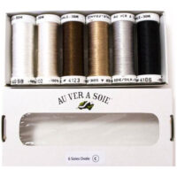Seta ovale nm 1/16 au ver a soie, kit 6 rocchetti  CLASSIQUE