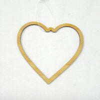 Cuore in legno cm 10