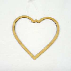 Kit 10 fuselli di legno verniciato