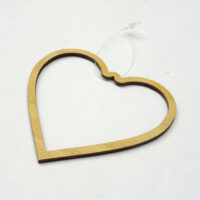 Cuore in legno cm 10