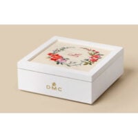 DMC Mobile cassettiera modulare + 70 matassine di mouline'
