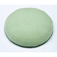 Tombolo piatto cm 30  vellutino verde salvia
