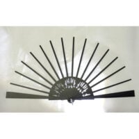 Struttura ventaglio in legno "freccia" nero cm 51