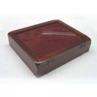 Scatola rettangolare in legno cm 25,5 x 30,5
