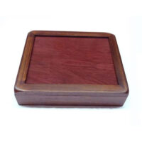 Scatola rettangolare in legno cm 25,5 x 30,5