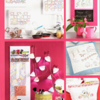 Broderie creative 67, les point de tige colorè