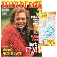 Mani di Fata settembre 1997 con inserto pizzo Cantù