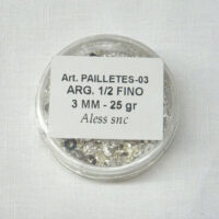 Paillettes argento gr 5 oppure gr 25