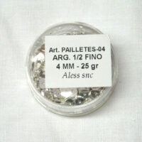 Paillettes argento gr 5 oppure gr 25
