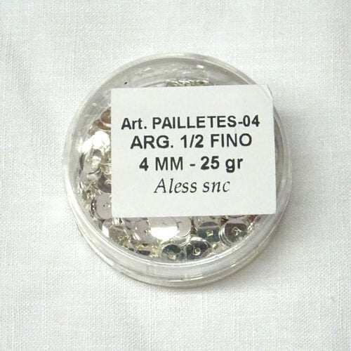 Paillettes argento gr 5 oppure gr 25