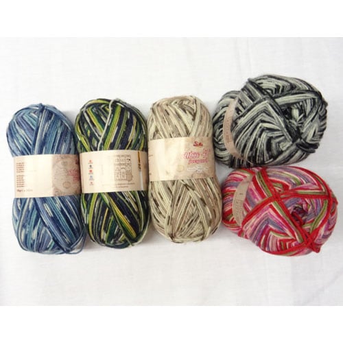 Lana per calze suisse 40° silke JACQUARD gr 100/300mt ferri 3-3 1/2