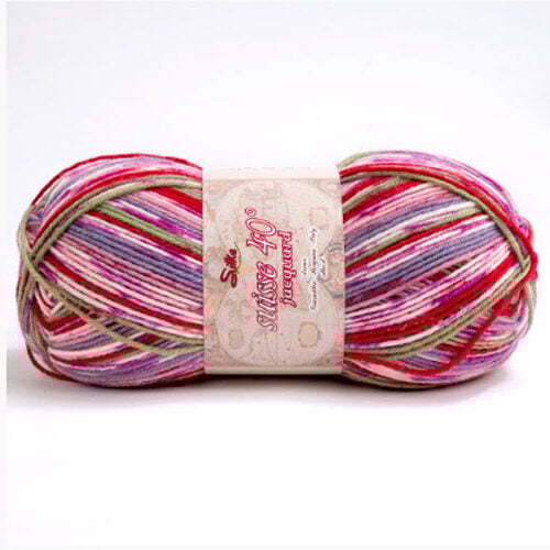 Lana per calze suisse 40° silke JACQUARD gr 100/300mt ferri 3-3 1/2