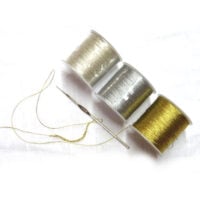 Metallizzato jewelry braided wire/ lucido per uncinetto