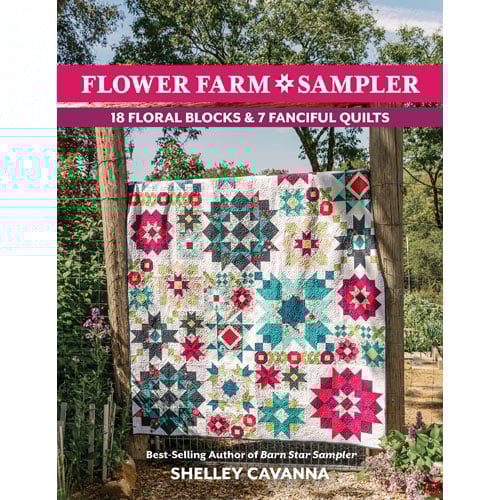 Flower Farm sampler, Shelley Cavanna