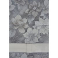 Asciughello chierese " Fiori di Natale" cm 49 x 69