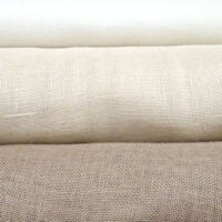 Lino deruta graziano altezza cm 180 (9x9 fili) bianco-panna-nocciola, vendita a multipli di 50 cm