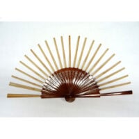 Struttura ventaglio in legno colore scuro "coppa" cm 42