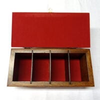 Scatola rettangolare in legno "smuss" cm 13 x 29 x 10,8