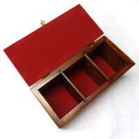 Scatola rettangolare in legno "smuss anticato" cm 13 x 29 x 10,8
