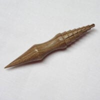 Punteruolo con scaletta per hedebo in legno di noce da  4 a 16 mm, lunghezza cm 11,6