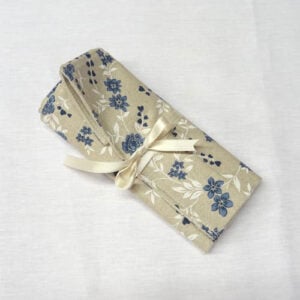 Uncinetti kit tulip etimo royal silver custodia righe azzurre