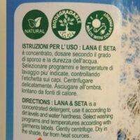 Sapone vegetale per lana e seta, Nesti Dante, detersivo concentrato, ML 1000/40 LAVAGGI