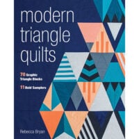Quilt481 Modern triangle quilts, Rebecca Bryan