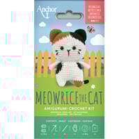 amigurumi cm 12,5, crochet kit, Meowrice the Cat, Anchor