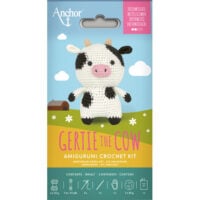 amigurumi cm 12,5, crochet kit, Gertie the Cow, Anchor