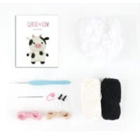 amigurumi cm 12,5, crochet kit, Gertie the Cow, Anchor