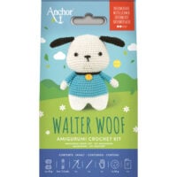 amigurumi cm 12,5, crochet kit, Walter Wolf the Dog, Anchor