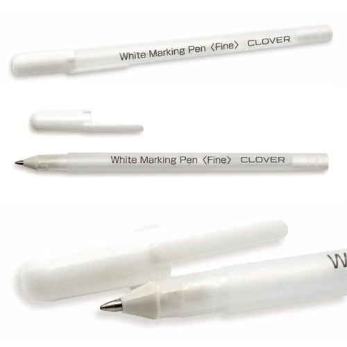 White marker pen (fine), clover 517, senza blister