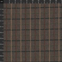 Tessuto giapponese TOCHIO 345 Tortora tinto in filo – dettaglio della trama