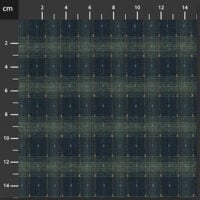 Tessuto giapponese TOCHIO 373 Blu tinto in filo – dettaglio della trama