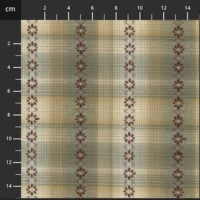 Tessuto giapponese TOCHIO 364 giallo tinto in filo – dettaglio della trama